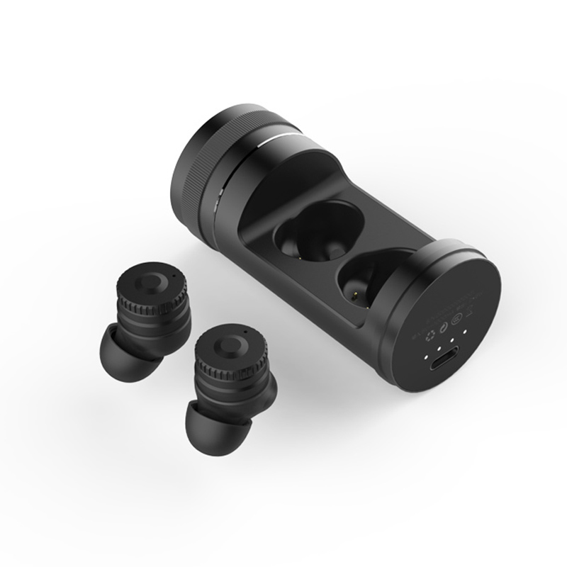 WS-36-Smart Voice Translator-øretelefoner med opladningsboks Trådløs øretelefon Dual Mic Translator til rejseforretning
